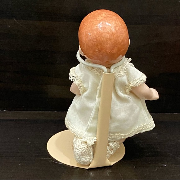 Vintage Porcelain Bisque Collectible 5” Baby Doll - Picture 5 of 9